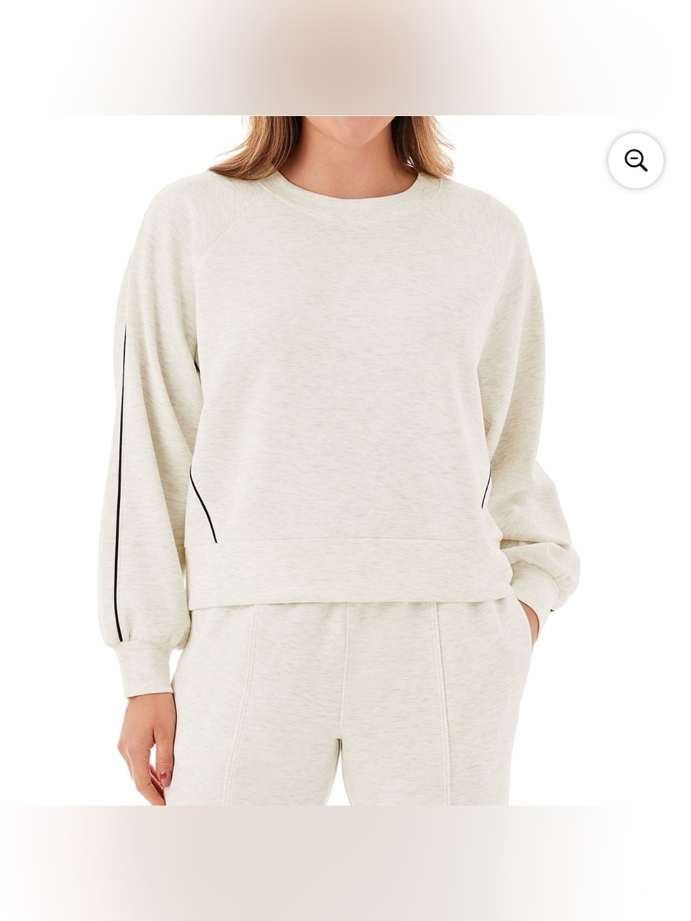 Member's Mark Women's Sandwash Front
Seam Piping Crewneck Sweatshirt XS